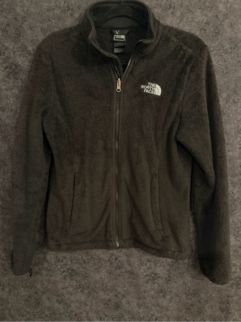 The North Face Black Fleece Zip-Up Jacket